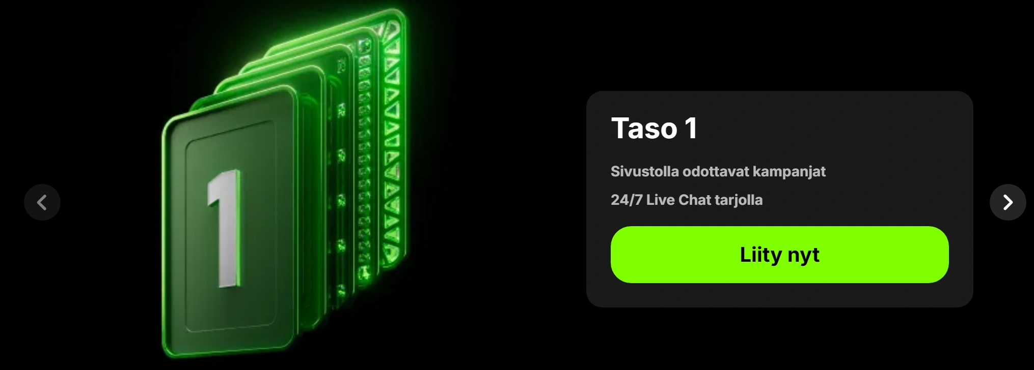 VIP-status Spinit Casinolla